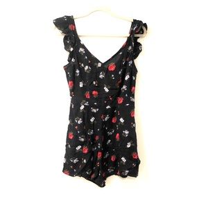 American Eagle Floral Romper